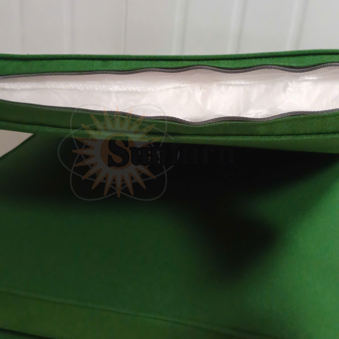 [HẾT H&Agrave;NG] Nệm ghế 500 x 500 mm m&agrave;u xanh polyester trượt nước