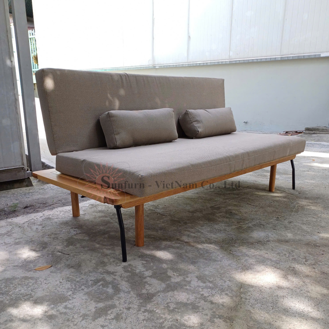 Sofa Bed gỗ Sồi Nga
