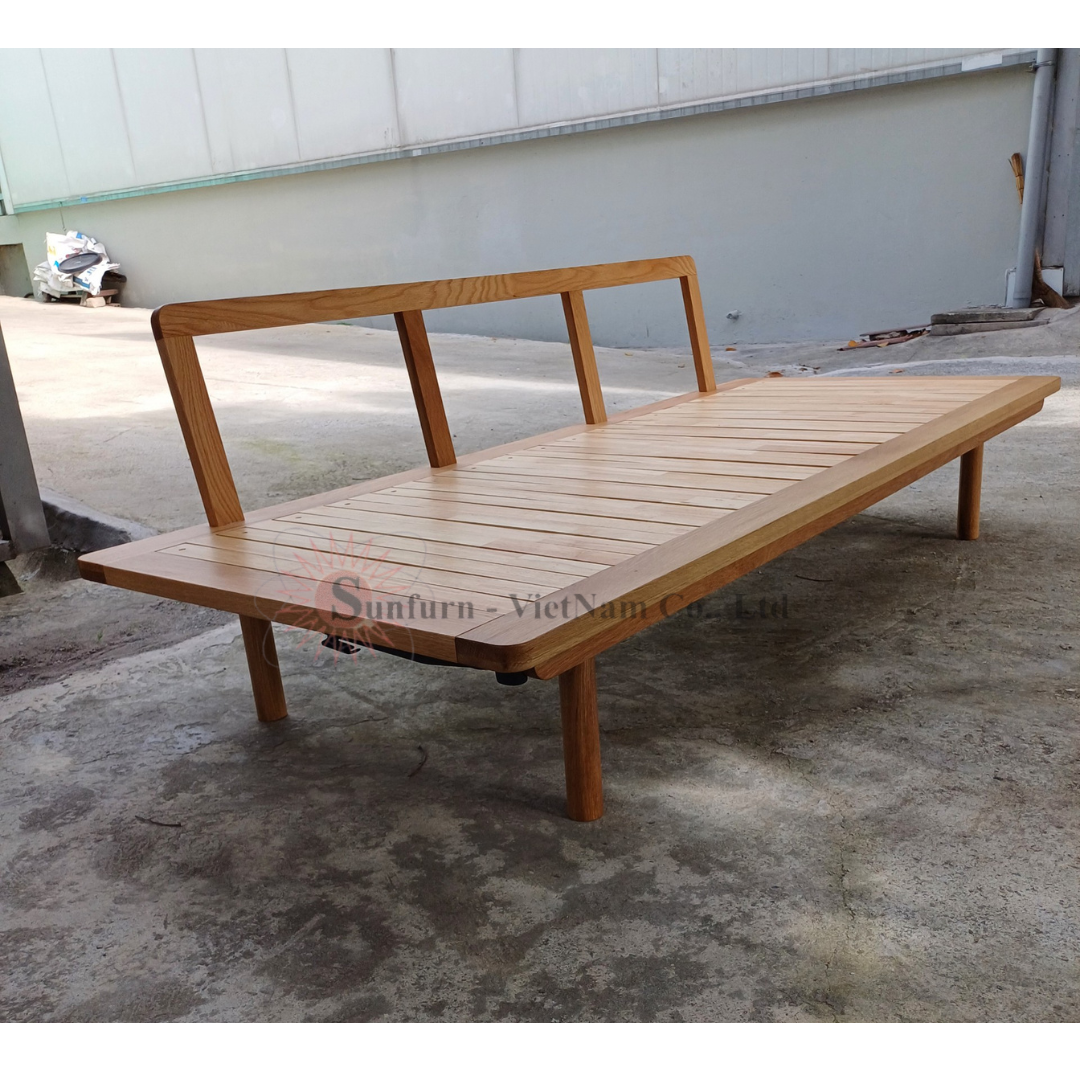 Sofa Bed gỗ Sồi Nga