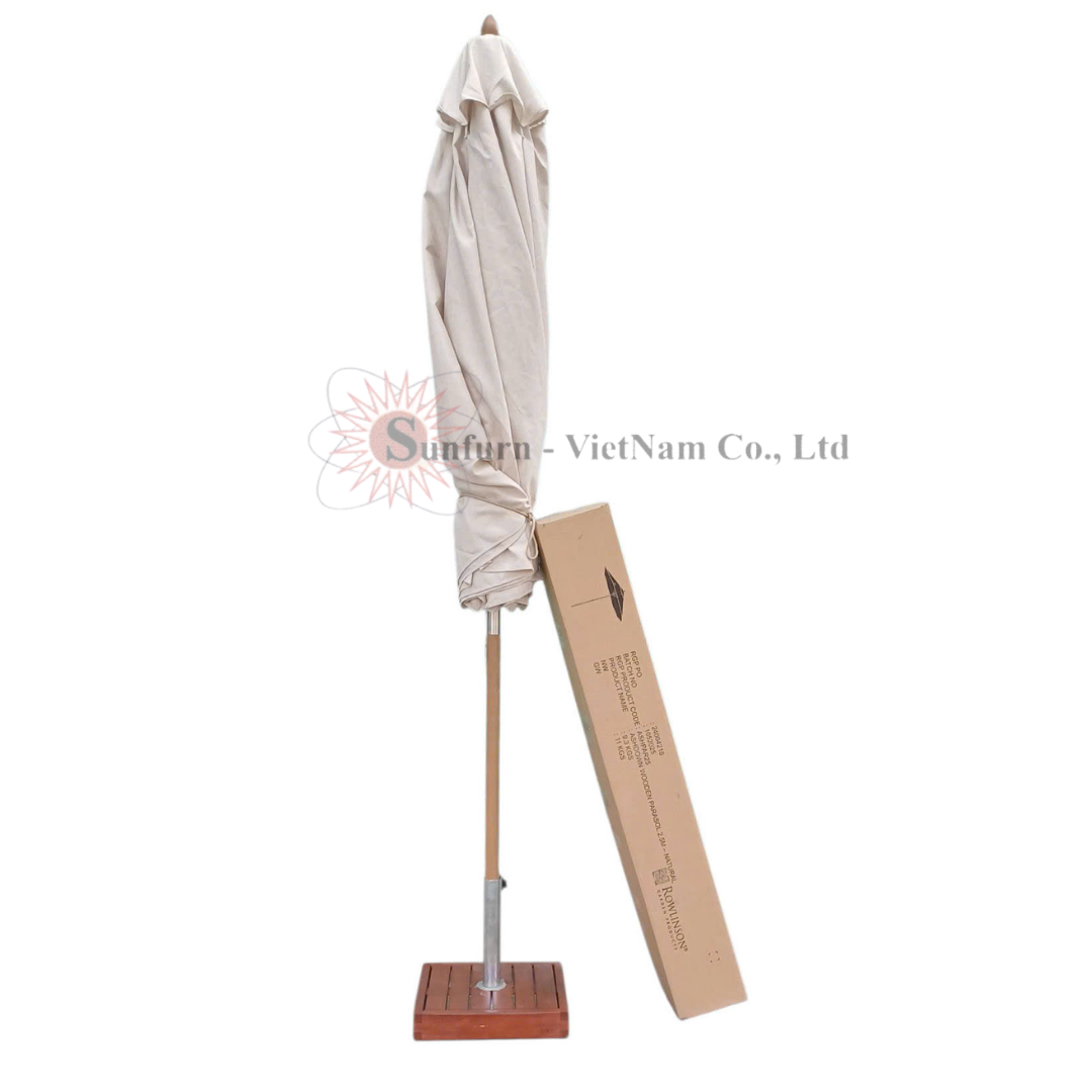 D&ugrave; gỗ trang tr&iacute; ngo&agrave;i trời size 300 cm (Loại d&ugrave; kh&ocirc;ng k&egrave;m đế)