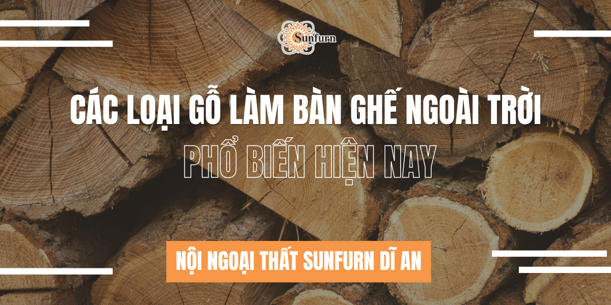 Các Loại Gỗ Làm Bàn Ghế Ngoài Trời Phổ Biến Hiện Nay